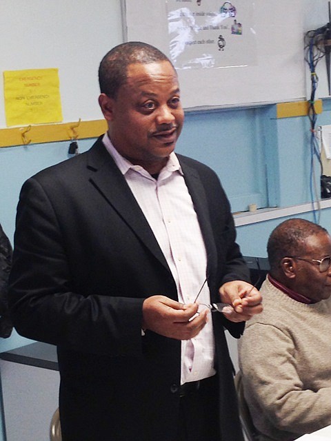 Ald. Roderick Sawyer (6th Ward) recently facilitated a community hearing at Greater Institutional A.M.E. Church, 7800 S. Indiana Ave., concerning the alleged public disturbances by clients of Nuway Community Services Methadone Clinic, 110 E. 79th St.