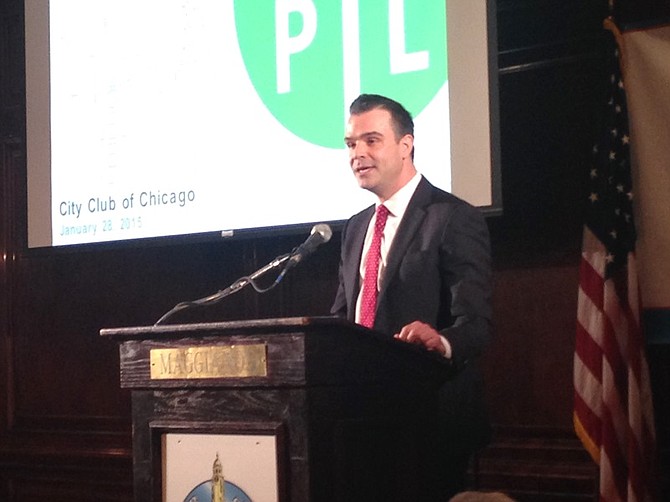 City of Chicago Public Library (CPL) Commissioner Brian Bannon announced at the City Club luncheon at Maggiano's Banquets, 111 W. Grand Ave., that the city plans to expand its digital footprint by initiating the “Internet to Go” (ITG) hotspot lending pilot program.
