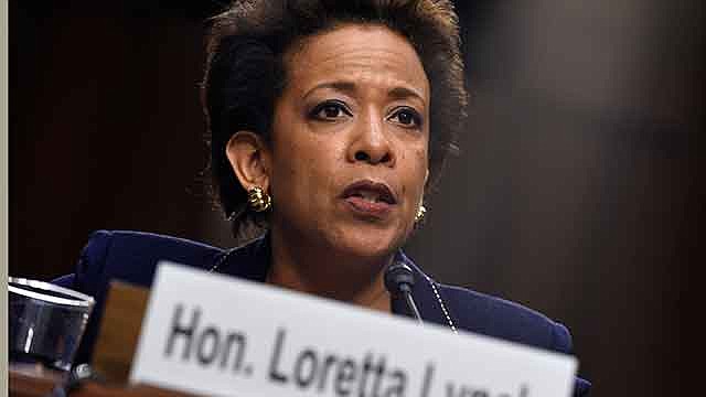 Attorney General nominee Loretta Lynch testifies on Capitol Hill in Washington, Wednesday, Jan. 28, 2015, before the Senate Judiciary Committee’s hearing on her nomination.