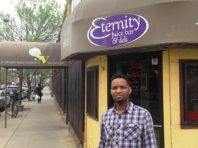 R.L. Brown, owner, Original Soul Vegetarian (OSV), 203 E. 75th St.,is encouraging Chatham residents to support local eateries for Mother's Day to help  the community’s economy.