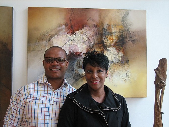 Andre and Frances Guichard, owners of Gallery Guichard.