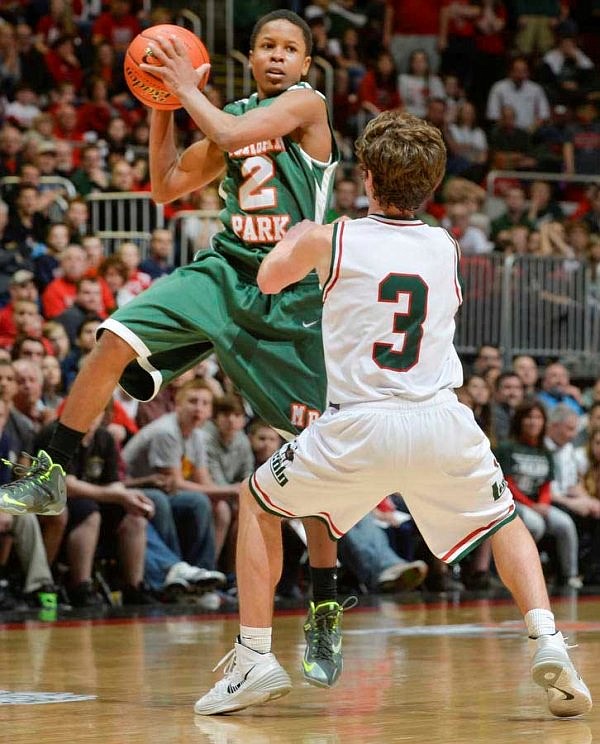 Morgan Park High School's Charlie Moore  says his family keeps him grounded in the midst of his profile being raised.  