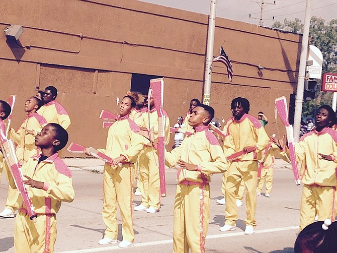 Hundreds attended the back to school parade in Robbins, Ill. on Sunday, Sept. 6, 2015. 