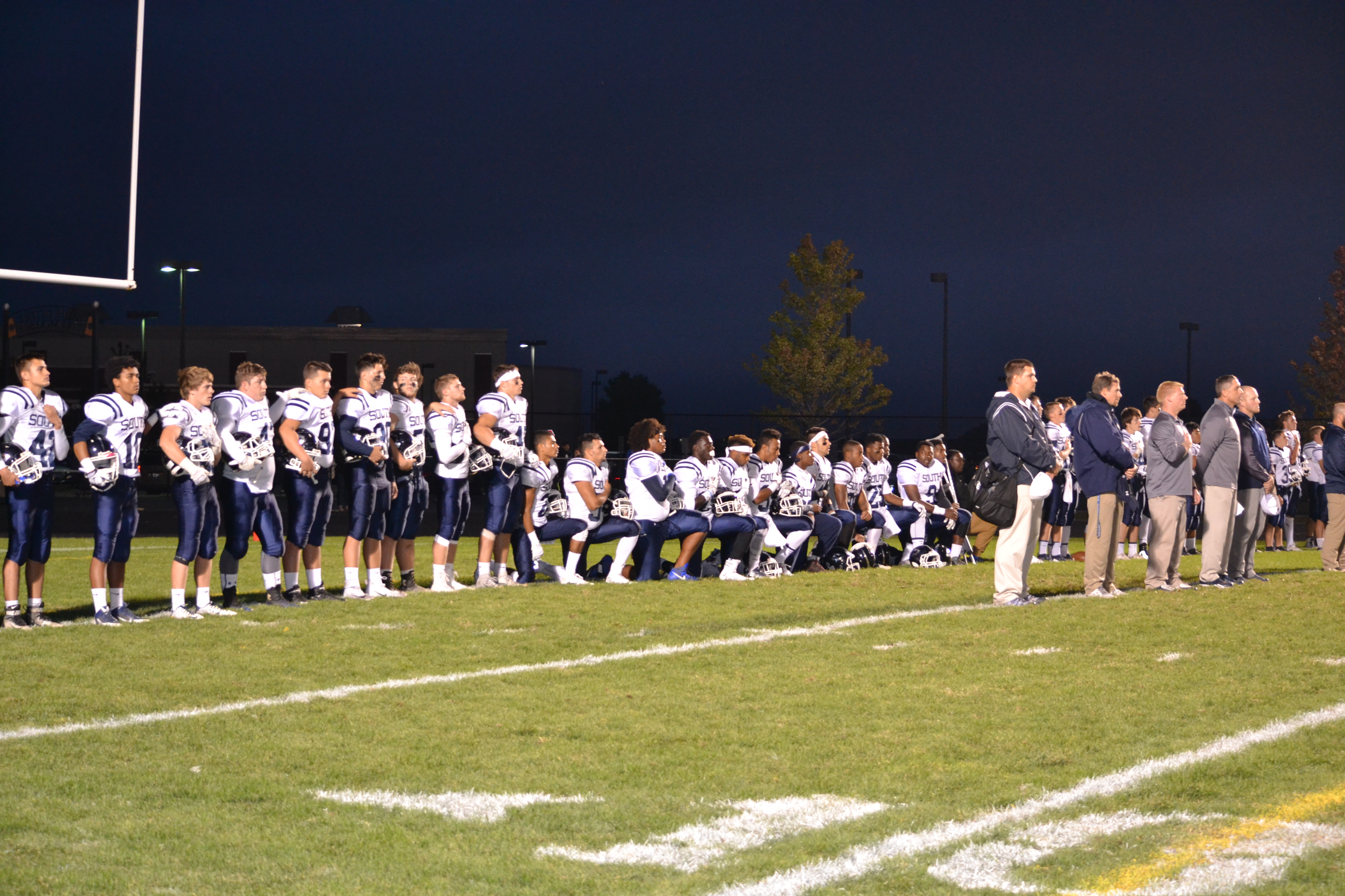 Strong Community Reaction From Plainfield South Players Protest
