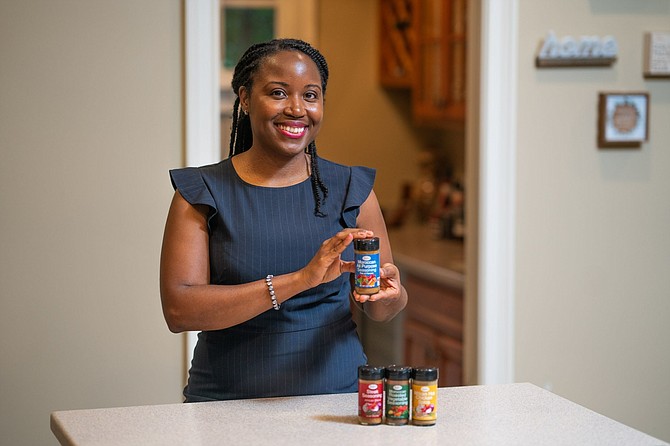 Lenora Ebule, founder of Black- and woman-owned business Bailan Spice, successfully funded and scaled her startup with support from her SCORE mentor. PRNewsFoto.