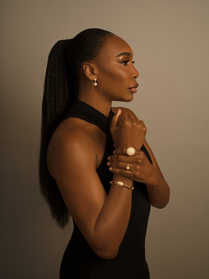 Venus Williams showcases her Diamond Match™ Collection with Reinstein Ross in striking campaign imagery shot by renowned photographer, Gillian Laub.