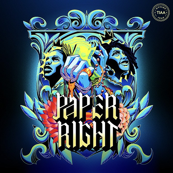 “Paper Right” cover art designed by Kervin Brisseaux. PRNewsfoto/TIAA