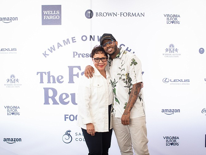 Sheila Johnson and Kwame Onwuachi are the co-hosts of The Family Reunion, held in August at Salamander Middleburg. The multi-day event highlights diversity within the hospitality industry and has quickly become one of the country's pre-eminent culinary events. Tickets are now on sale for the 2024 iteration in August. Credit: Clay Williams