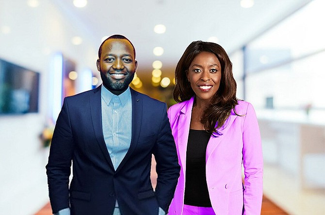 Moovn founder and CEO Godwin Gabriel and UrbanGeekz founder and CEO Kunbi Tinuoye have joined forces for a pioneering partnership deal. PRNewsfoto/UrbanGeekz