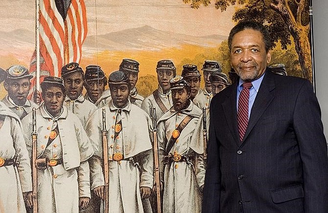 Dr. Frank Smith, founding director, African American Civil War Memorial. Photo source:TriceEdneyWire.com