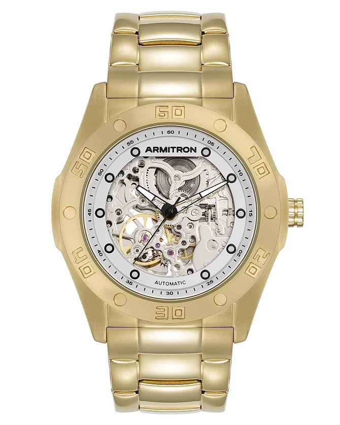 ARMITRON Gold Skeleton Watch. Armitron. PRNewsFoto.