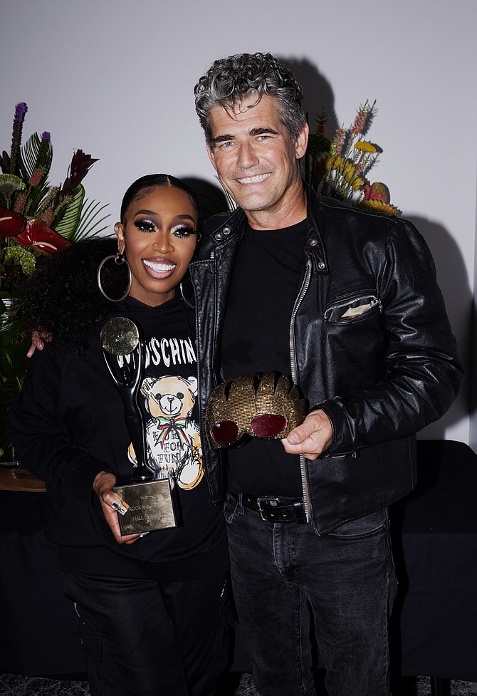 Photo (L): Greg Harris, President & CEO, Rock & Roll Hall of Fame, surprises Missy Elliott onstage in Cleveland, OH, to recognize her 2023 Rock & Roll Hall of Fame Induction (Elliott’s the first female Hip-Hop artist to be inducted). Sweet Talk Publicity.