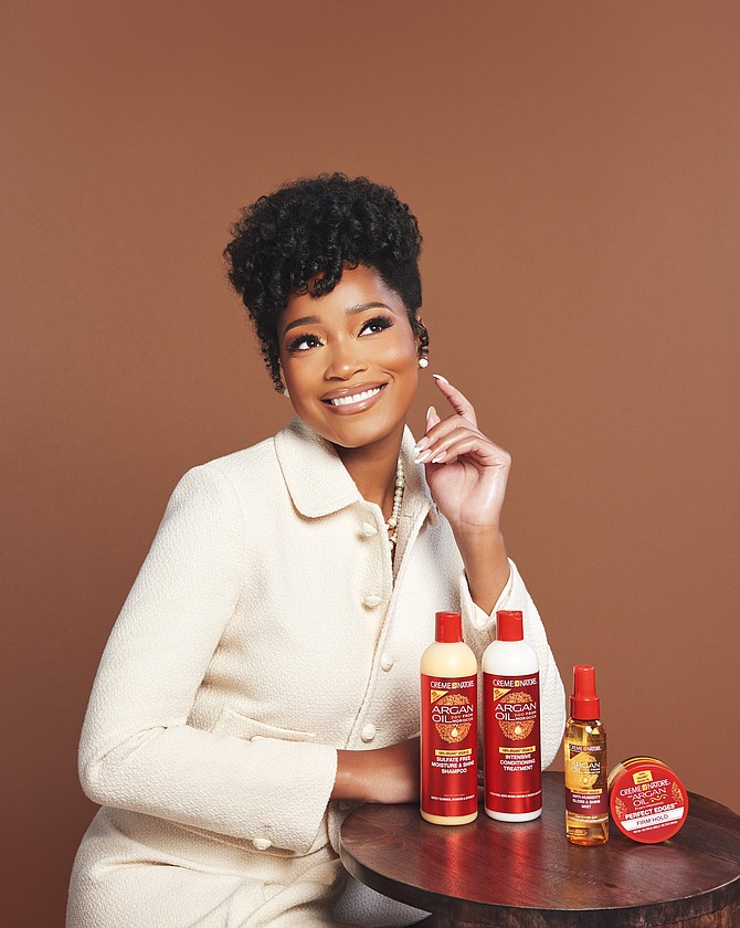 Creme of Nature Chief Brand Officer Keke Palmer. Creme of Nature