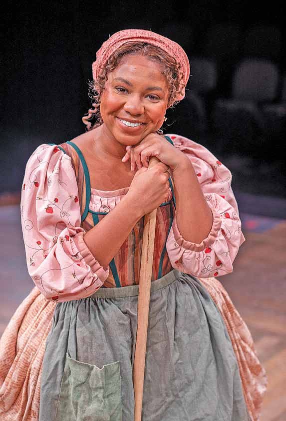 Jaeda LaVonne plays the role of Cinderella in the Marriott Theatre’s production. PHOTO BY BRANDON DAHLQUIST.