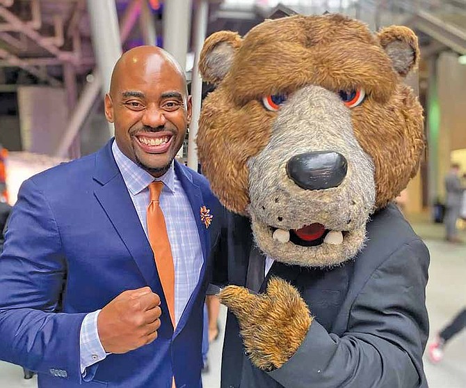 Chris Draft is a former player for the Chicago Bears who founded the Chris Draft Family Foundation after his wife Keasha died of lung cancer in 2011. PHOTO PROVIDED BY AMERICAN CANCER SOCIETY.