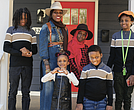 Najiyyah Abdullah and her family stand on the porch of their new home, built through Richmond Habitat for Humanity’s Women Build program. The house, dedicated on Nov. 12, marks Richmond Habitat’s 394th home.