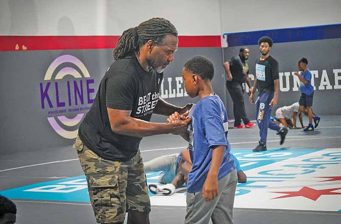 Beat the Streets Roseland began its program this summer, providing access to its wrestling and enrichment program to children on the South side. PHOTO BY JUSTIN HAMES PHOTOGRAPHY.