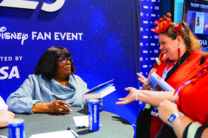 Martha Blanding was the first Black VIP tour guide at Disneyland in the 1970s. She details her journey in the book, Groundbreaking Magic: A Black Woman’s Journey Through ‘The Happiest PLACE ON EARTH’. PHOTO PROVIDED BY DISNEY BOOKS.