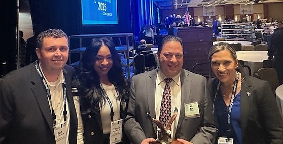 Pictured left to right are: Blue Island Park District Executive Director Teddy Ruthenberg, Blue Island Park District Commissioner Tonya Howard, Illinois State Representative Bob Rita and Blue Island Park District Commissioner GiGi John.  Photo provided by STH Media LLC