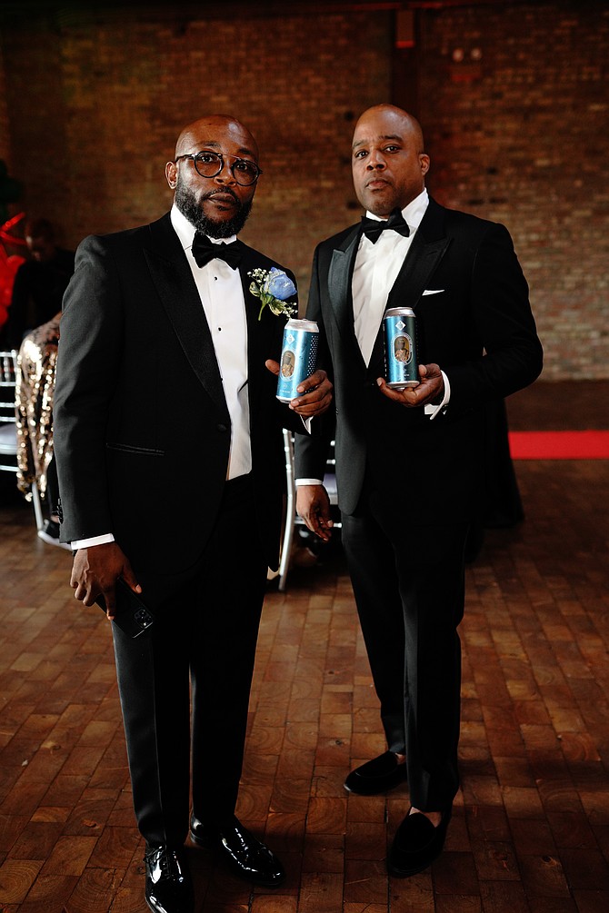 Moor’s Brewing Company Founders Jamhal Johnson and Damon Patton. 
PHOTO PROVIDED BY WITH AN EYE PR.