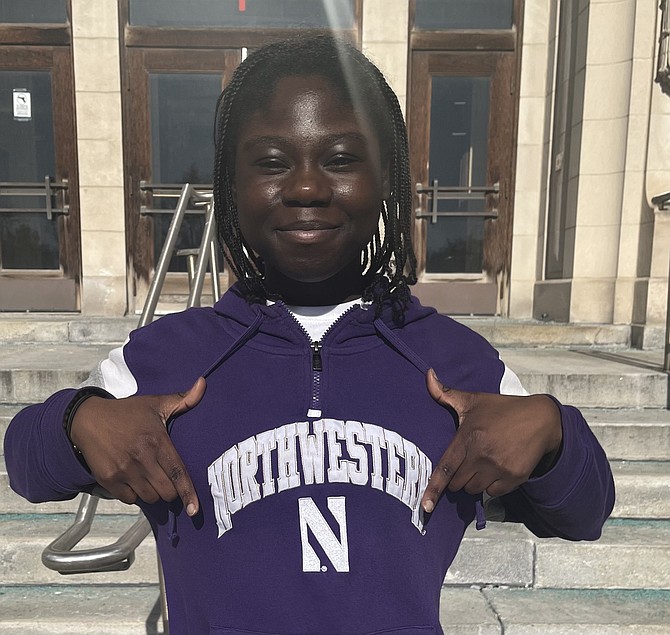 Teniola Ajagbe is a student at Gwendo-lyn Brooks College Prep and a Quest-Bridge Scholar who participated in the University of Chicago Space Explorers Program and will attend Northwestern University. PHOTO PROVIDED BY UNIVERSITY OF CHICAGO.