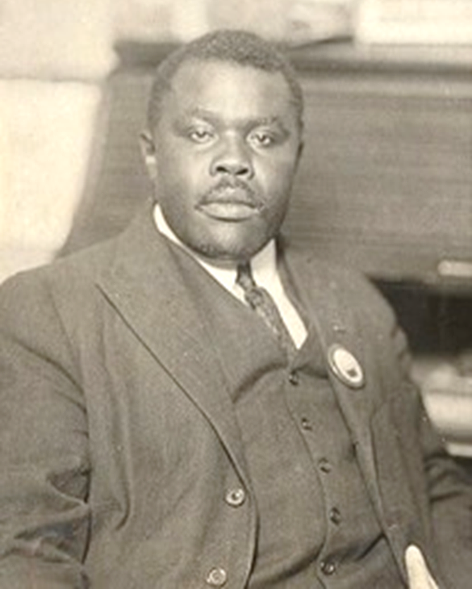 The Honorable Marcus Mosiah Garvey (August 17, 1887, Died June 10, 1940) Photo provided By Shaka Barak the President of The Marcus Garvey Institute.