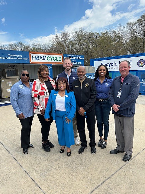 Pam, Al-Amin,  Cook County Commissioner Dr. McCaskill, Dr. Lynette Stokes, Kevin Daly Stokes, Terry Wells and Arlene Sugar Al-Min and Justin Papp. Photo provided by STH Media.