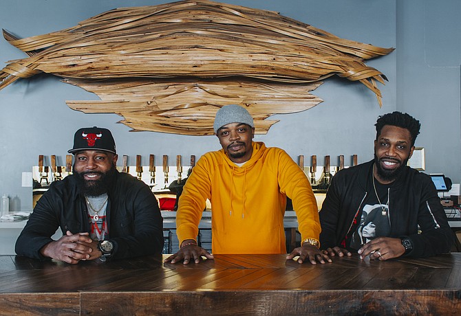 Rich Bloomfield, Greg Williams and Zack Day founded Funkytown Brewery in 2021. Photo provided by Tassi Communications.