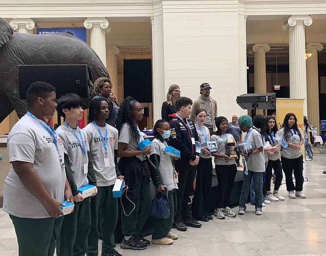 Winners of the STEM Fest Challenge. Photo by Tia Carol Jones.