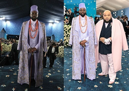 John Imah and Sergio Hudson - Met Gala 2025. Imagery Courtesy of: Johanna Korsh / BFA