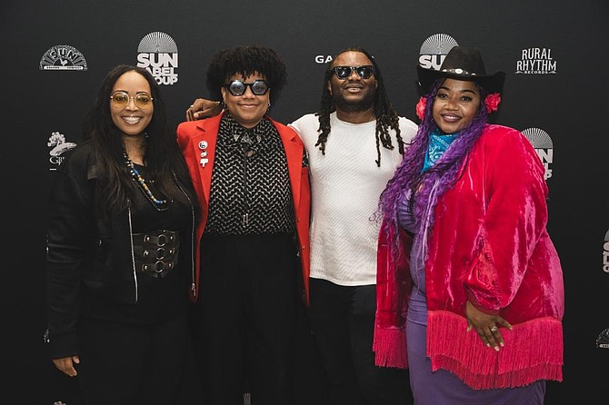 (L to R: Dara Tucker, Amythyst Kiah, Blessing Offor, Saaneah; photo credit: 353 Media Group/NMAAM)
