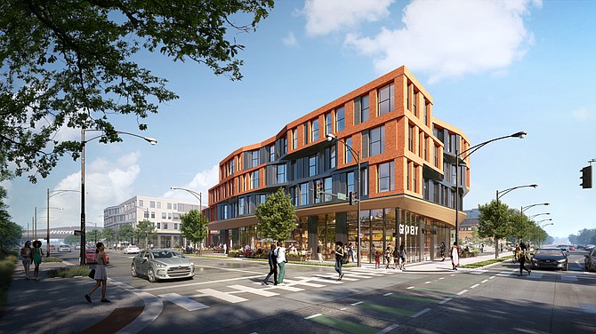 A Rendering of 1Fifteen at Michigan Station. Credit Gensler and Beehyyve