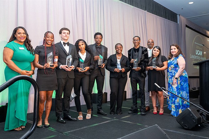UCAN Chicago recognized seven young people and presented them with scholarships during the 26th Annual UCAN leadership awards. Photo provided by Rise Strategy Group.