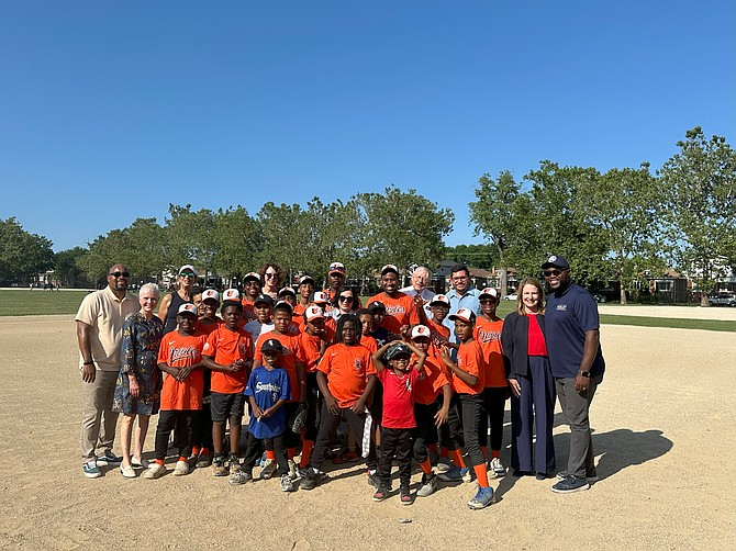 The baseball fields at Brainerd Park were renovated thanks to a donation from the Richard H. Driehaus Foundation. Photo provided by the Chicago Parks Foundation.