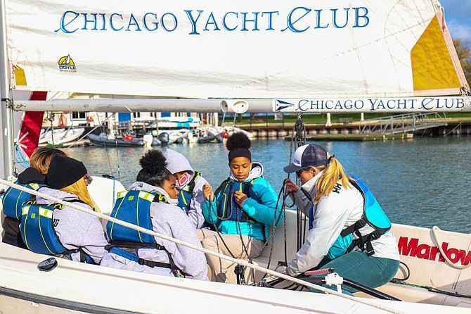 The Chicago Yacht Club Foundation is making sailing and boating more accessible for young people in the city of Chicago through their summer and after school programs. Photo provided by the Chicago Yacht Club Foundation.