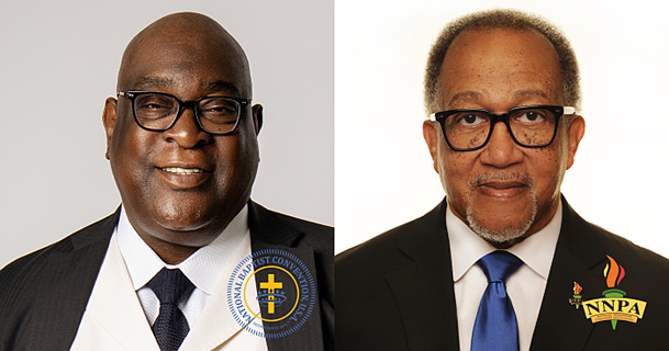 Dr. Boise Kimber, President, National Baptist Convention USA, Inc., and Dr. Benjamin F. Chavis, Jr., President and CEO National Newspaper Publishers Association (NNPA), Civil Rights Leader and Publisher.