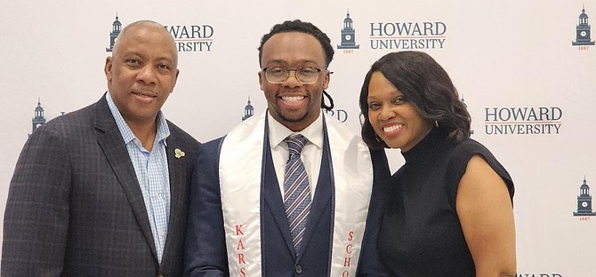 Dr. Calvin Mackie, Myles Mackie and Tracy Mackie