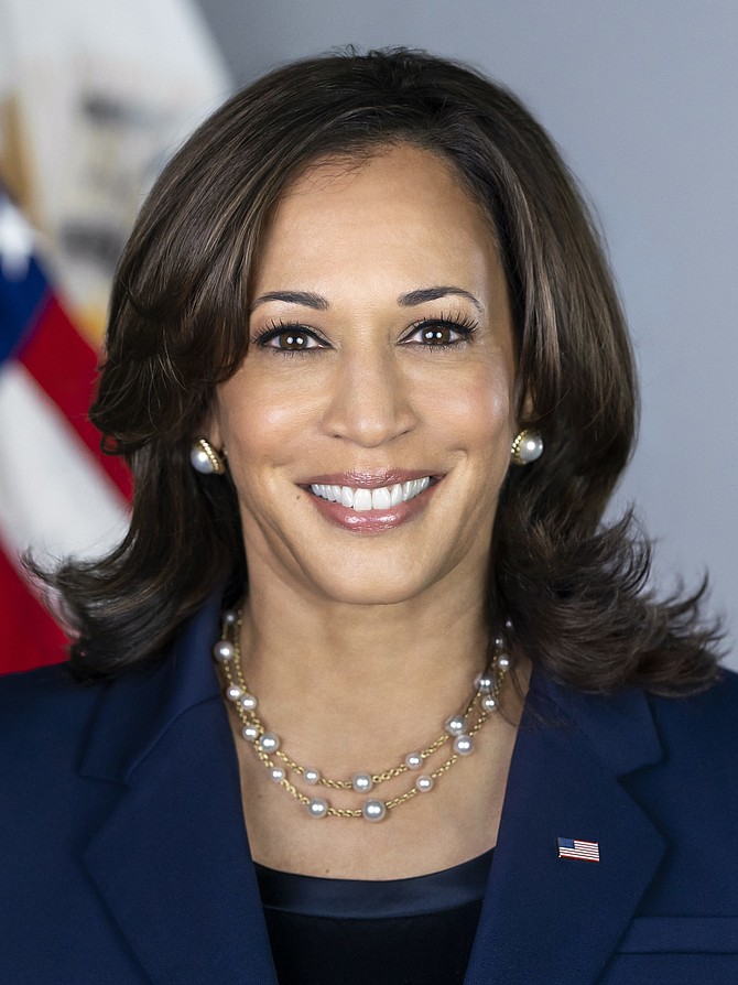 Past Vice President Kamala Harris