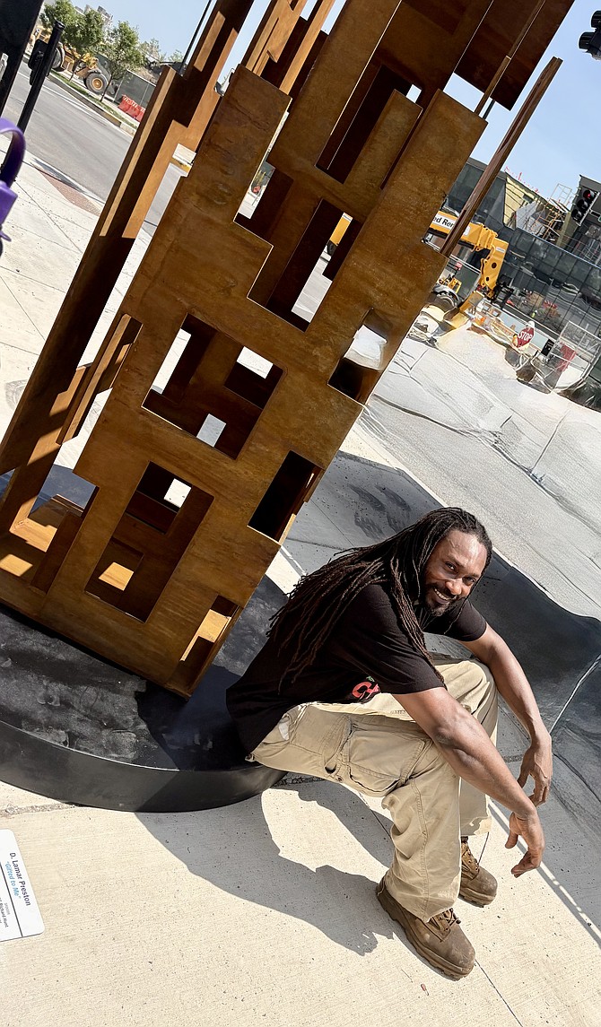 D. Lamar Preston is a sculptor based in Chicago. Photo provided by Pigment International.