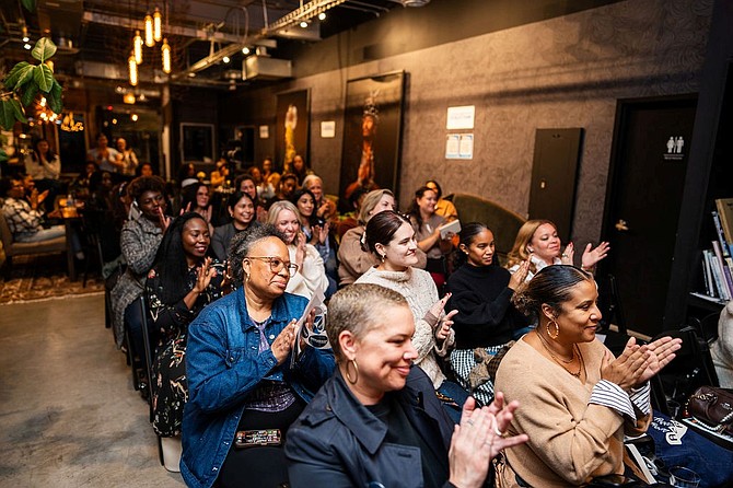 Woman supporters for Juliana Straton attended a MOMS FIRESIDE CHAT this past Monday evening.