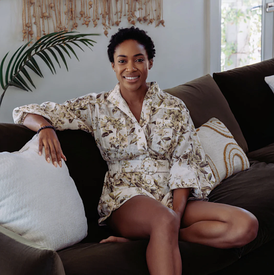 Brooke Sharpton is the owner of Almond Wind, the luxury furniture brand sells sofas for the aesthetically and fashionably inclined who also want comfort. Photo provided by Do-Tell Publicity.