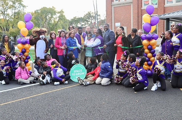 Space to Grow, a partnership between Healthy Schools Campaign and OpenLands, creates safe spaces for school children and the community. Photo provided by Lanette L. Warbington.