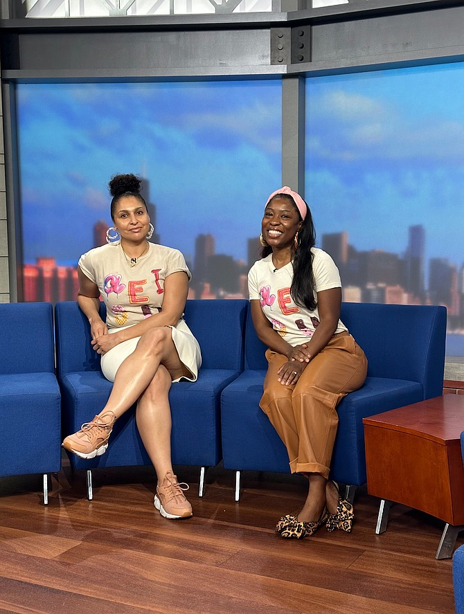 Ruckiya Ross and Querida Flores, of Education Couture. Photo provided by Swank PR.