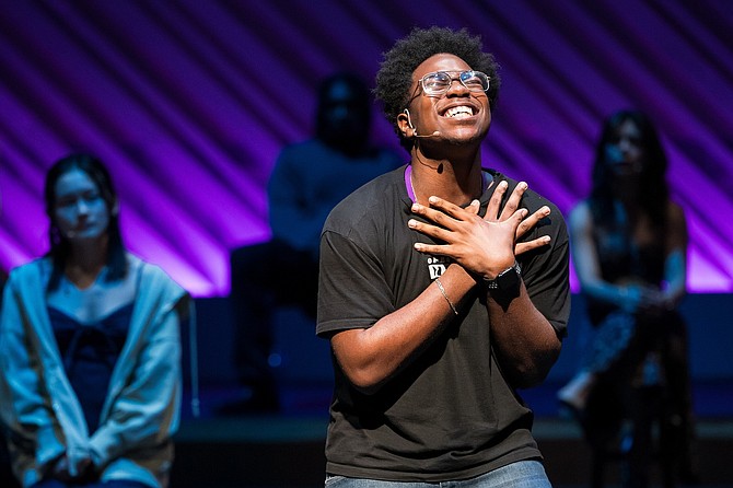 George Bostic (2025 YoungArts Winner in Theater) performs at 2025 National YoungArts Week. Photo by Jason Koerner. PRNewsfoto/YoungArts