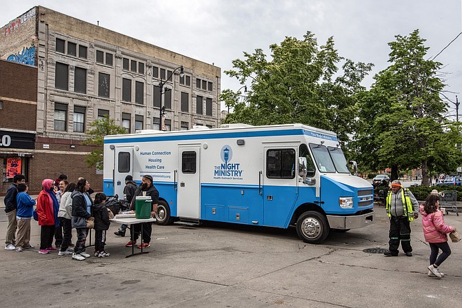 The Night Ministry has a health outreach bus and is committed to filling in the gaps. Photo provided by The Night Ministry.