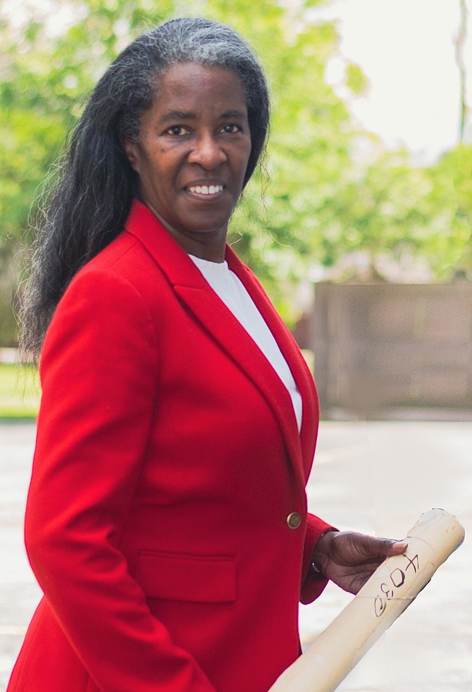 Helen Callier, President and CEO of Bradlink LLC heading to a client meeting in Texas. Bradlink LLC.