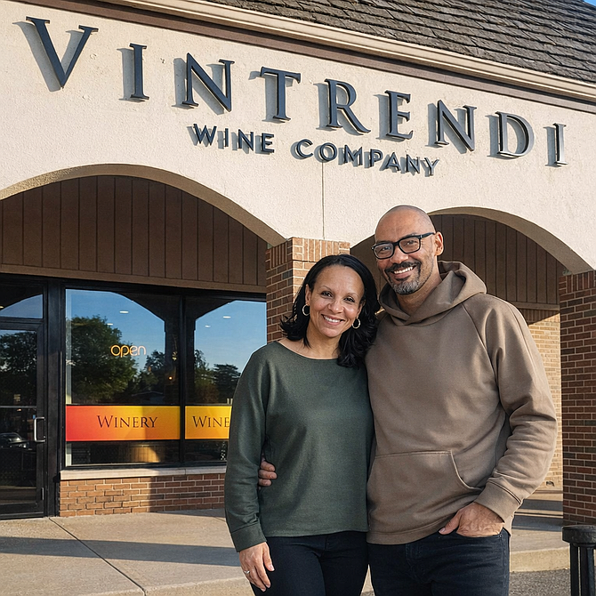 Rick and Carin Nesbitt are the owners of Vintrendi Wine Company, located in Olympia Fields. Photo provided by Purple Group.
