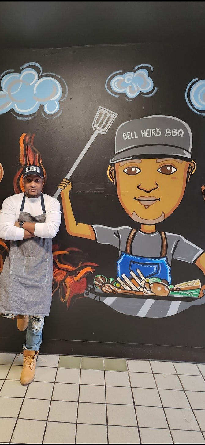 Tyris Bell is the owner of Bell Heir’s BBQ in Calumet City at River Oaks Mall. Photo provided by Tyris Bell.