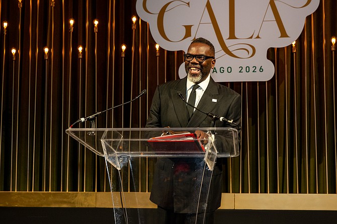 City of Chicago Mayor Brandon Johnson emphasized the importance of education when he welcomed guests to the UNCF Chicago 26th Annual “A Mind Is…” Gala. Photo by Creative Visual Perspective.