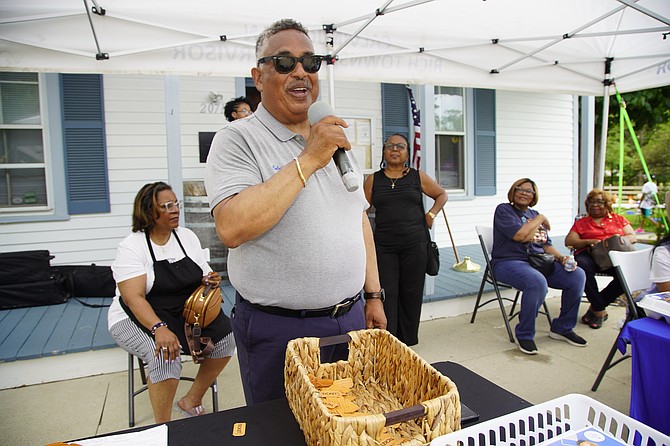 Rich Township Supervisor Calvin Jordan Greets Southland residents during a celebration honoring America's 250th Anniversary.  Photo provided by STH Media LLC.